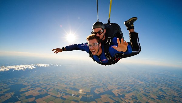 Saut en parachute : sensations fortes et vues panoramiques garanties